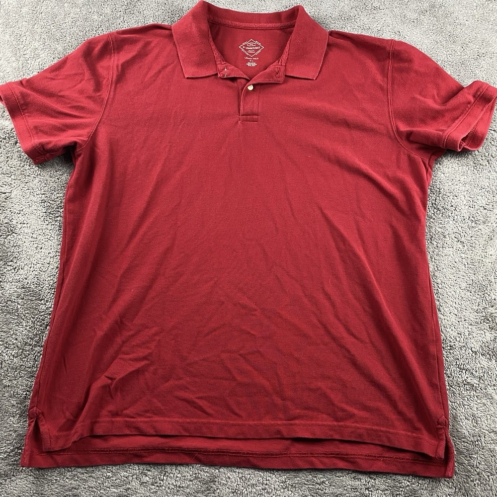 St Johns Bay‎ Legacy Polo Shirt Mens XL Red Short Sleeve